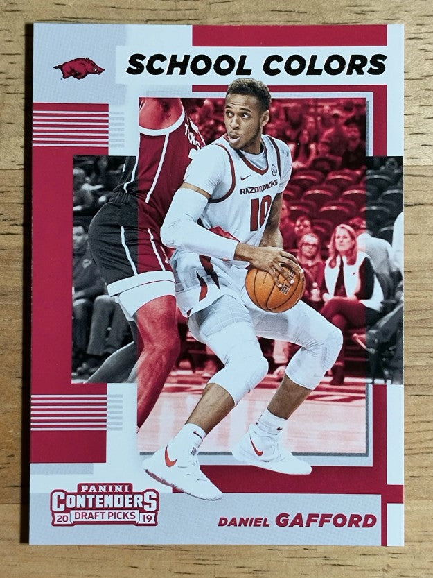 2019-20 Panini Contenders Draft Picks School Colors #35 Daniel Gafford