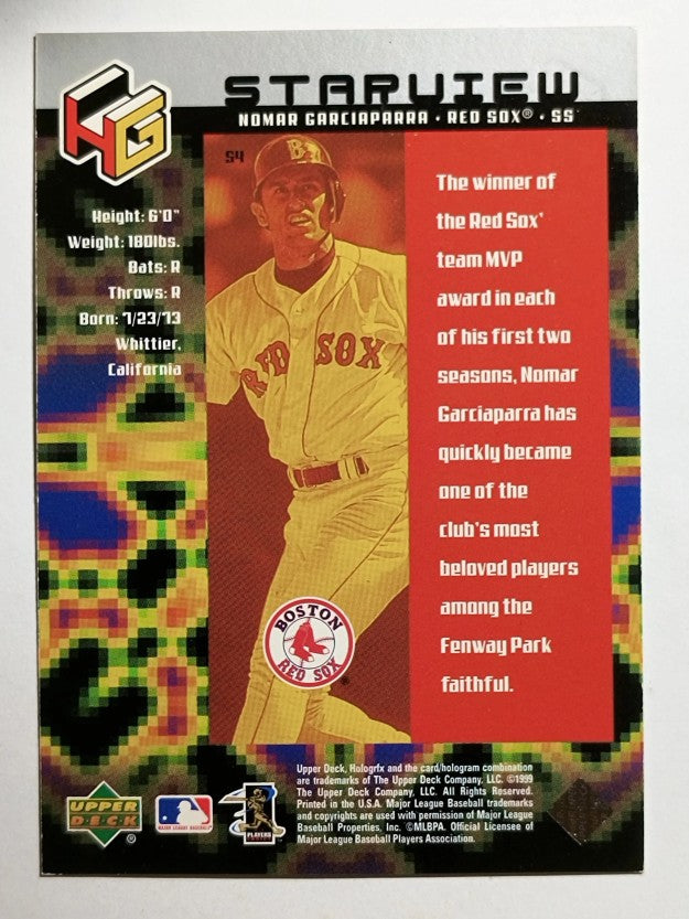 1999 Upper Deck HoloGrFX StarView #S4 Nomar Garciaparra