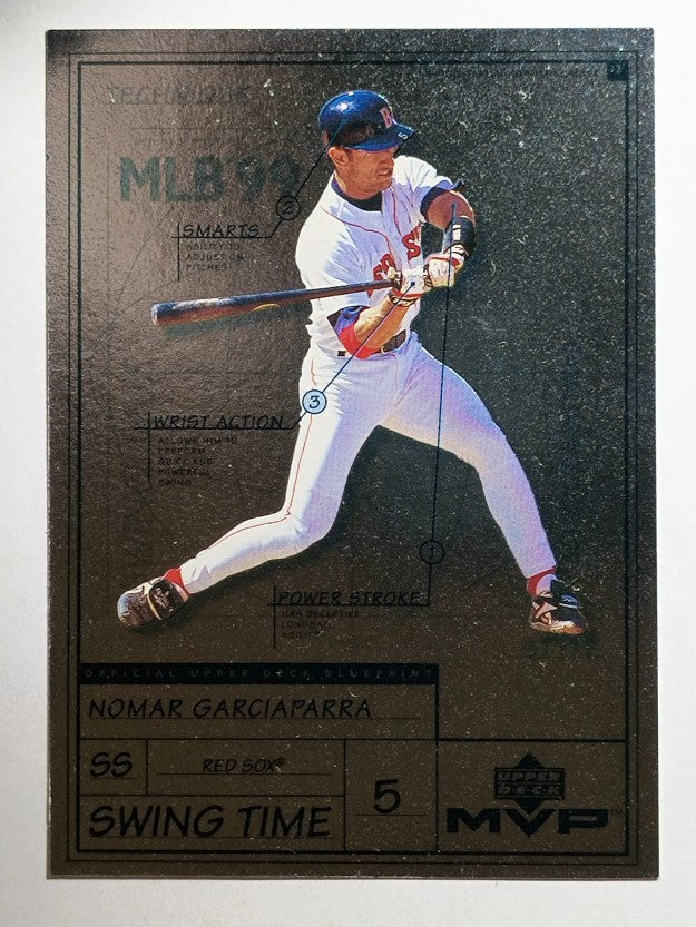 1999 Upper Deck MVP Swing Time #S6 Nomar Garciaparra