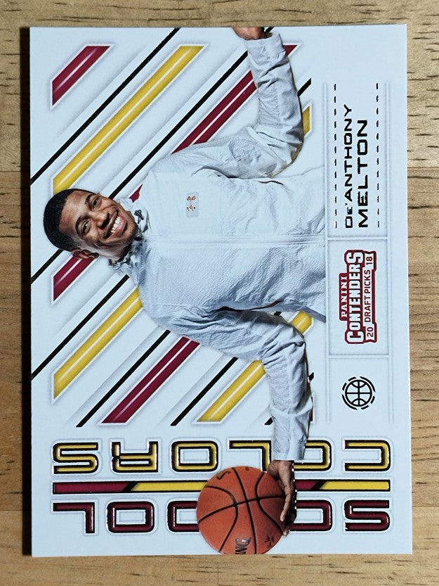 2018-19 Panini Contenders Draft Picks School Colors #24 De'Anthony Melton