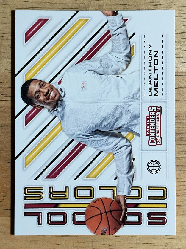 2018-19 Panini Contenders Draft Picks School Colors #24 De'Anthony Melton