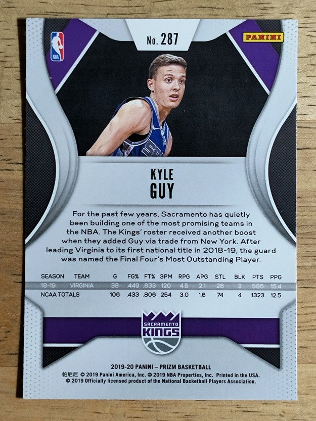 2019-20 Panini Prizm #287 Kyle Guy RC