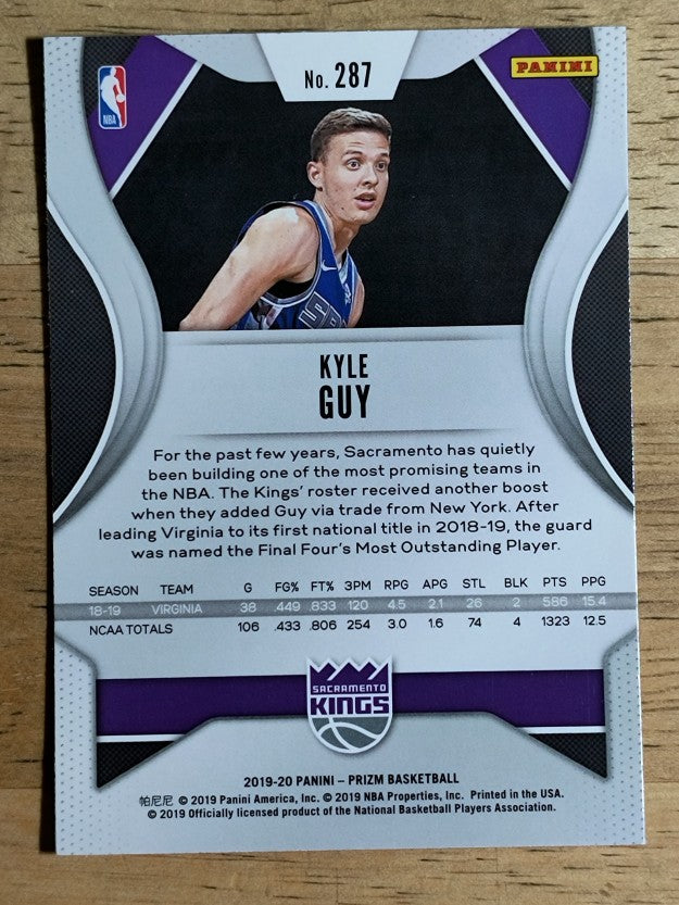 2019-20 Panini Prizm #287 Kyle Guy RC