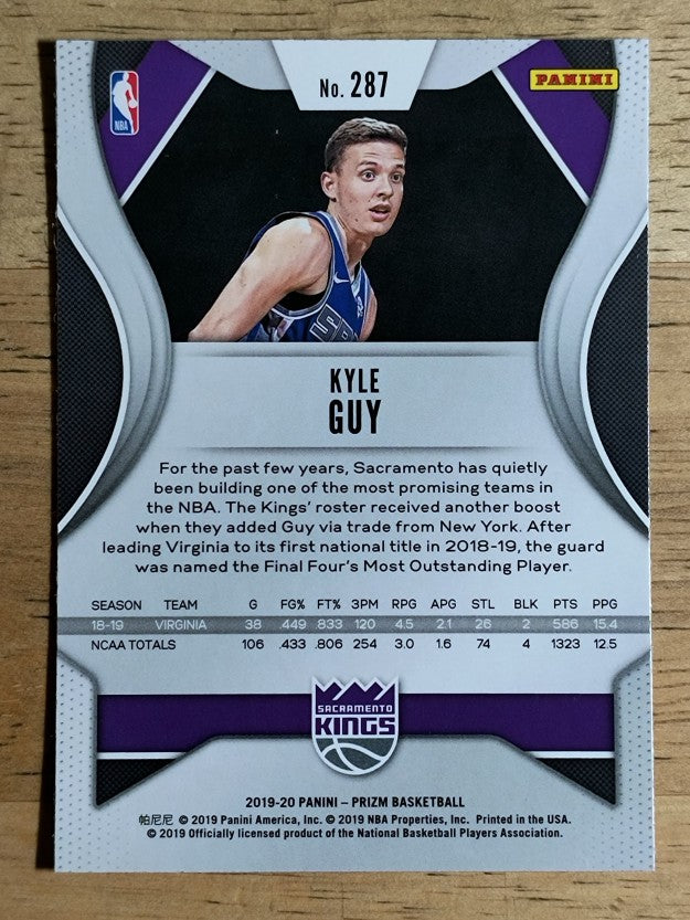 2019-20 Panini Prizm #287 Kyle Guy RC