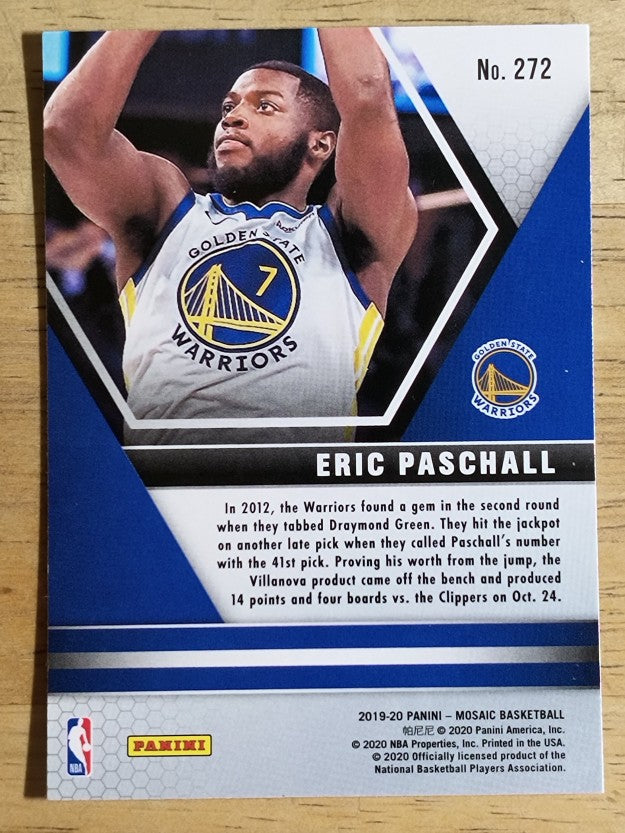 2019-20 Panini Mosaic #272 Eric Paschall