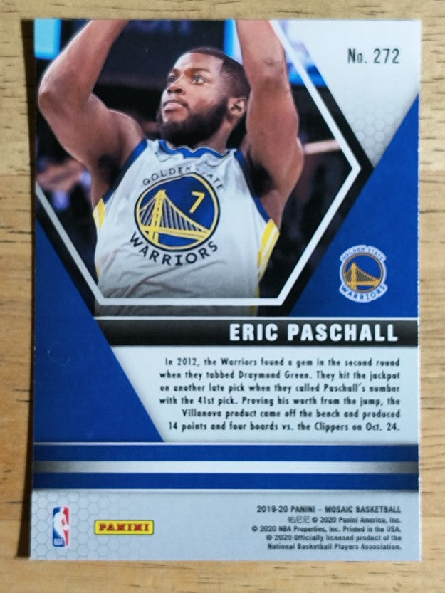 2019-20 Panini Mosaic #272 Eric Paschall