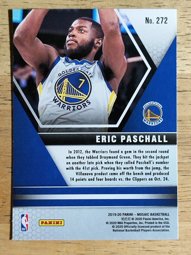 2019-20 Panini Mosaic #272 Eric Paschall
