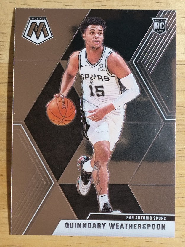 2019-20 Panini Mosaic #204 Quinndary Weatherspoon RC