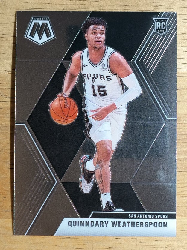 2019-20 Panini Mosaic #204 Quinndary Weatherspoon RC
