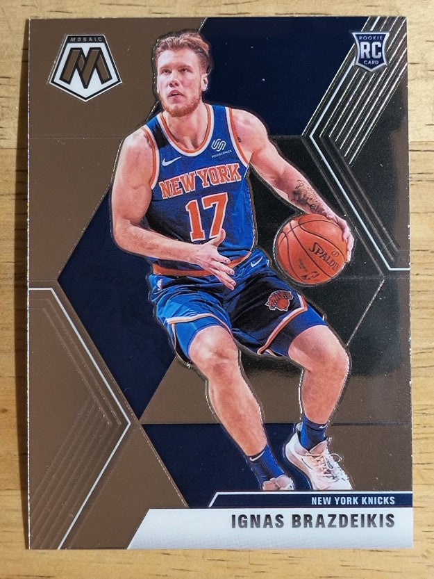 2019-20 Panini Mosaic #242 Ignas Brazdeikis RC
