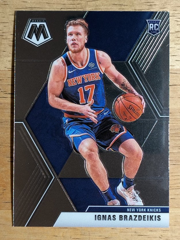 2019-20 Panini Mosaic #242 Ignas Brazdeikis RC
