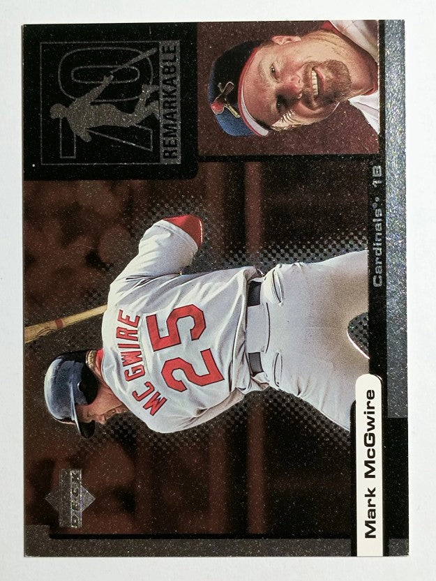 1999 Upper Deck Ovation ReMarkable Moments #M5 Mark McGwire/HR 14