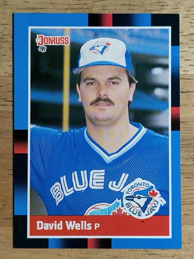 1988 Donruss #640 David Wells RC