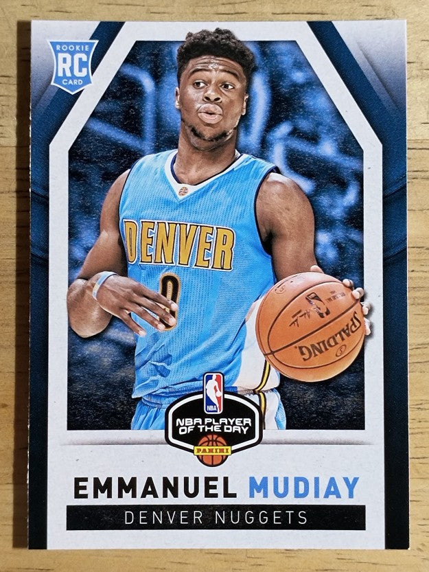 2016 Panini Player of the Day Rookies #8 Emmanuel Mudiay