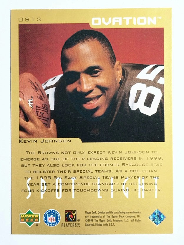 1999 Upper Deck Ovation Spotlight #OS12 Kevin Johnson