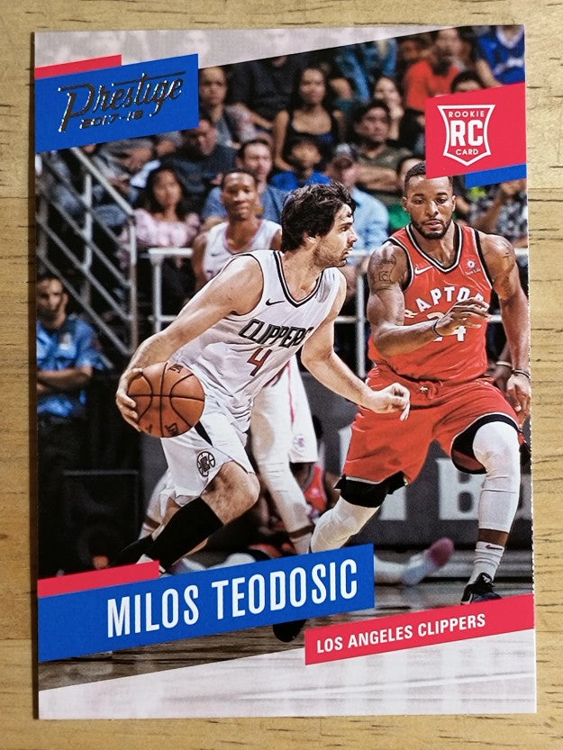 2017-18 Prestige #195 Milos Teodosic RC