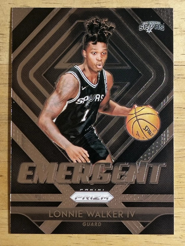 2018-19 Panini Prizm Emergent #18 Lonnie Walker IV