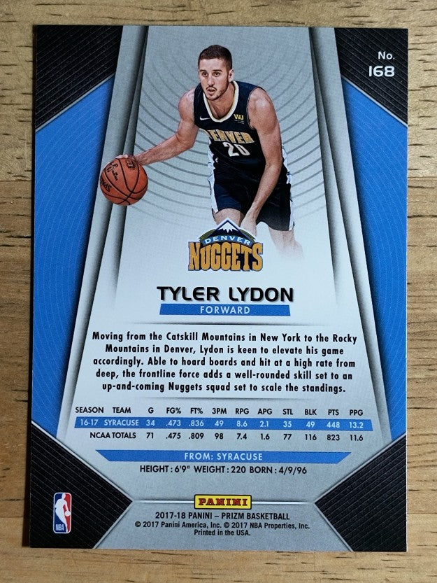 2017-18 Panini Prizm #168 Tyler Lydon RC
