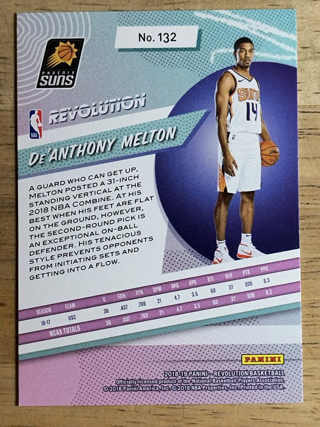2018-19 Panini Revolution #132 De'Anthony Melton RC