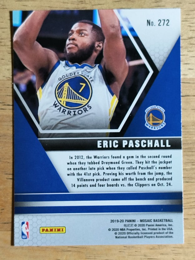 2019-20 Panini Mosaic #272 Eric Paschall