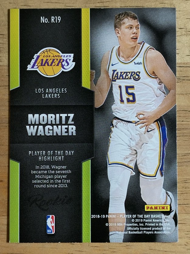 2018-19 Panini Player of the Day Rookies #R19 Moritz Wagner