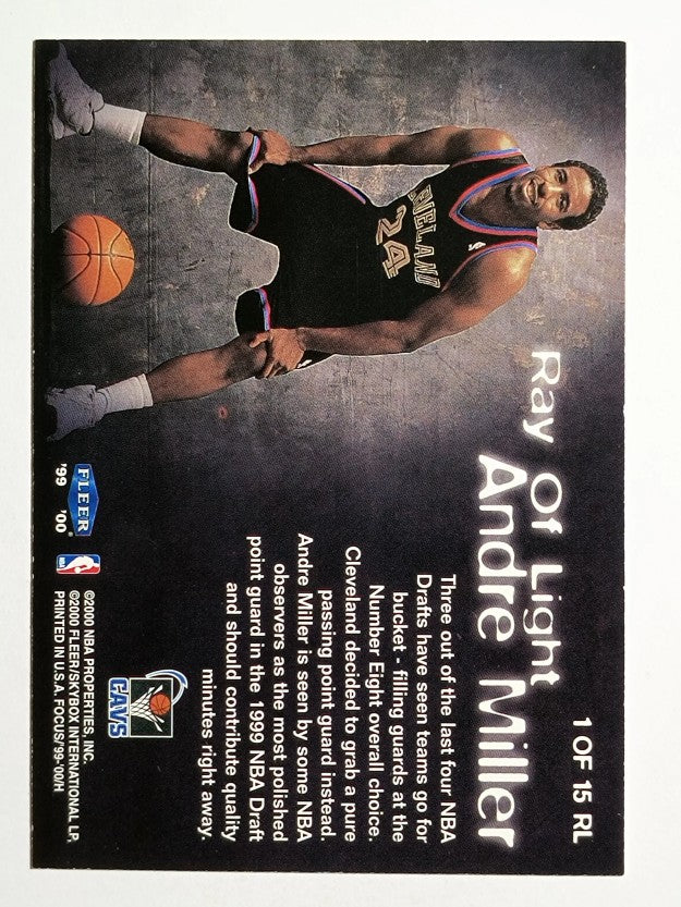 1999-00 Fleer Focus Ray of Light #RL1 Andre Miller