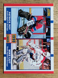 1990-91 Score Canadian #354 Patrick Roy/Mike Liut LL