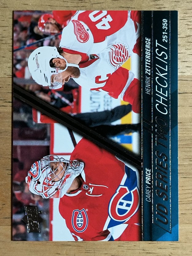 2015-16 Upper Deck #449 Carey Price/Henrik Zetterberg CL
