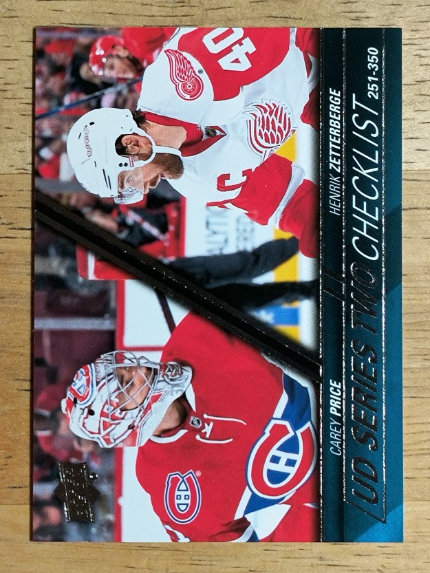 2015-16 Upper Deck #449 Carey Price/Henrik Zetterberg CL