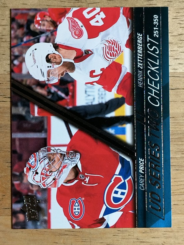 2015-16 Upper Deck #449 Carey Price/Henrik Zetterberg CL