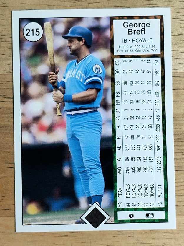 1989 Upper Deck #215 George Brett