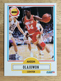 1990-91 Fleer #73 Hakeem Olajuwon