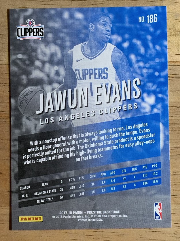 2017-18 Prestige #186 Jawun Evans RC