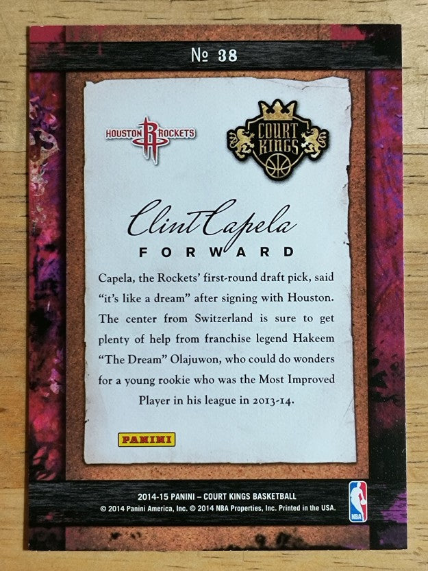 2014-15 Court Kings Remarkable Rookies #38 Clint Capela