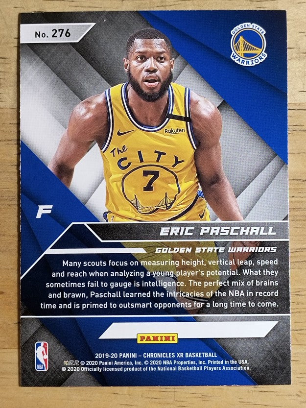 2019-20 Panini Chronicles #276 Eric Paschall/XR