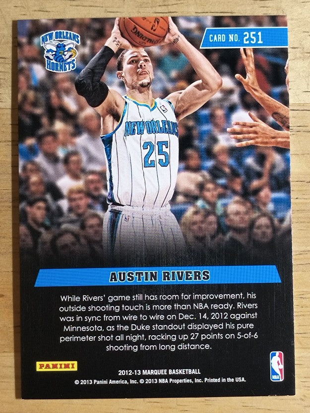 2012-13 Panini Marquee #251 Austin Rivers RC