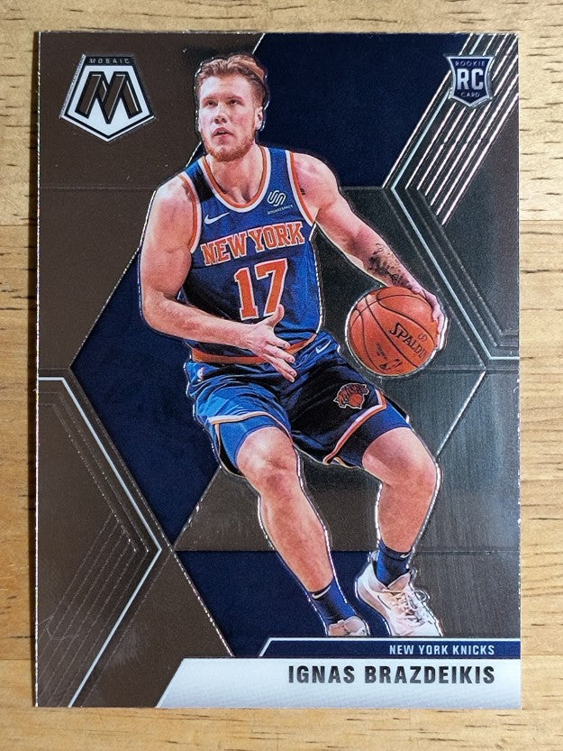 2019-20 Panini Mosaic #242 Ignas Brazdeikis RC