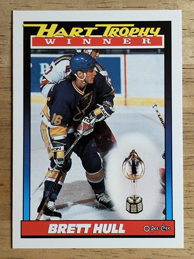 1991-92 O-Pee-Chee #516 Brett Hull Hart