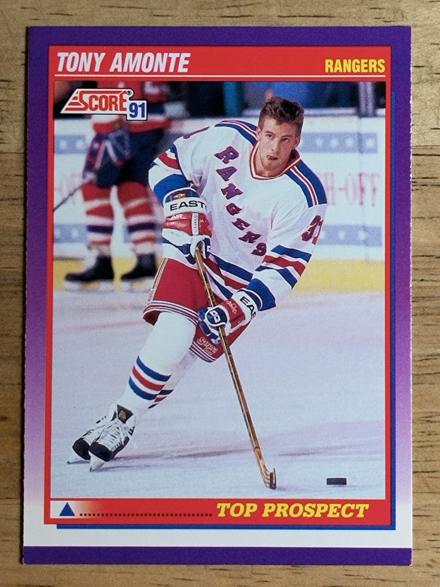 1991-92 Score American #398 Tony Amonte TP RC