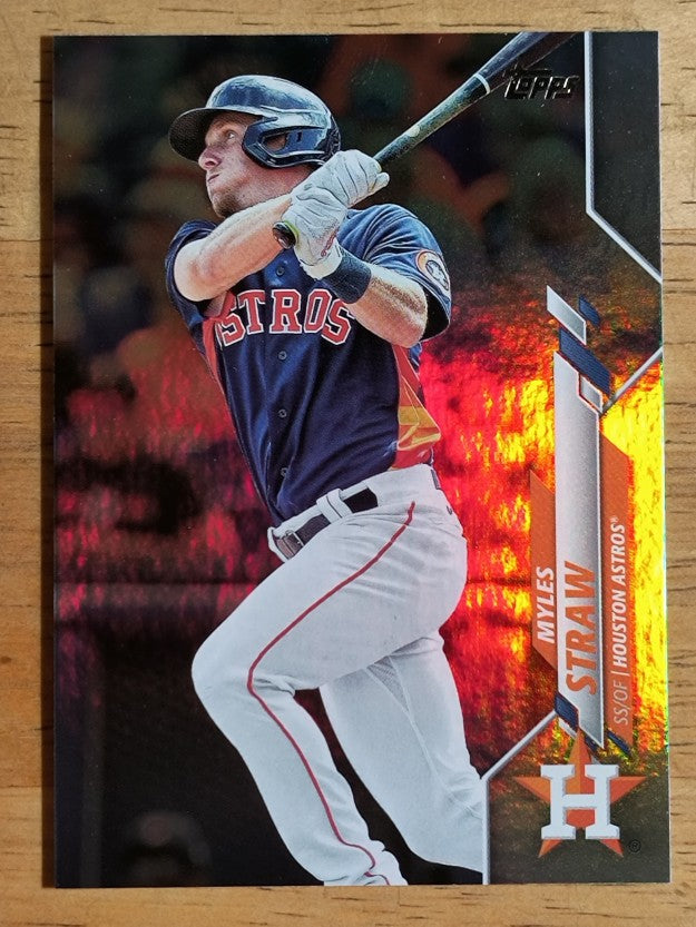 2020 Topps Update Rainbow Foil #U289 Myles Straw