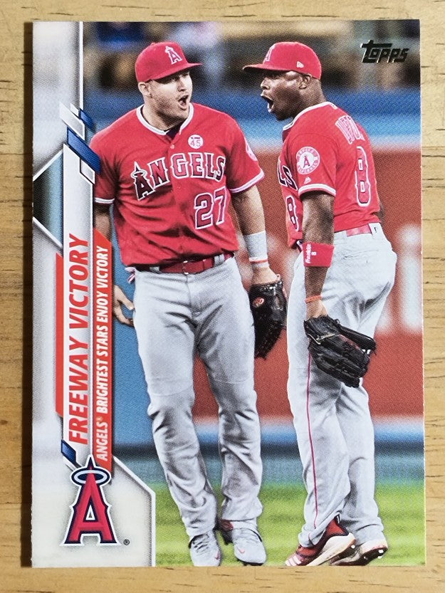 2020 Topps Update #U261 Mike Trout/Justin Upton