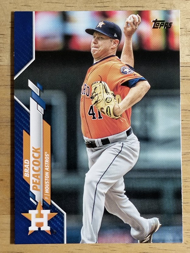 2020 Topps Update Walmart Royal Blue #U115 Brad Peacock