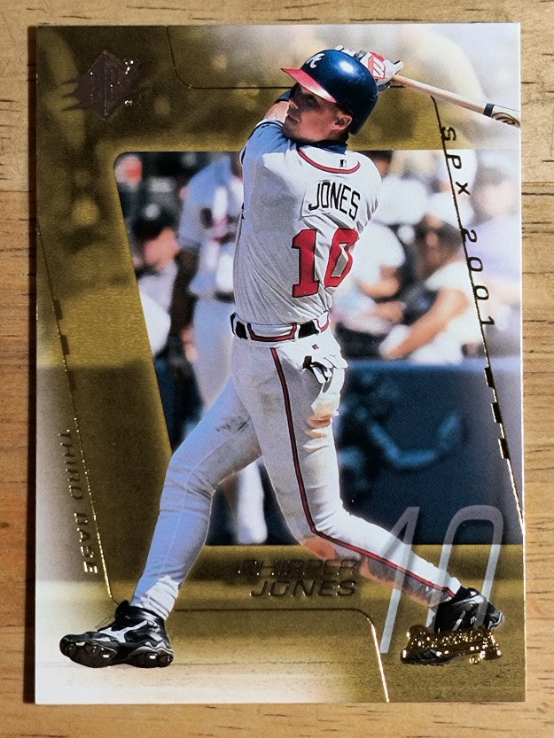 2001 SPx #44 Chipper Jones
