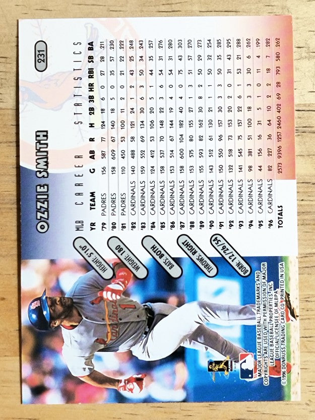 1997 Donruss #231 Ozzie Smith