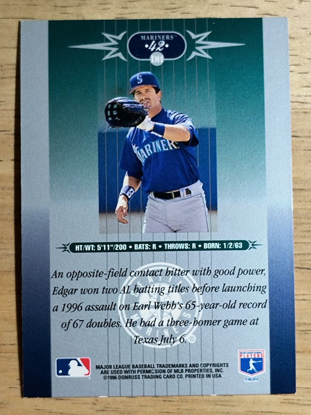 1996 Leaf Limited #42 Edgar Martinez