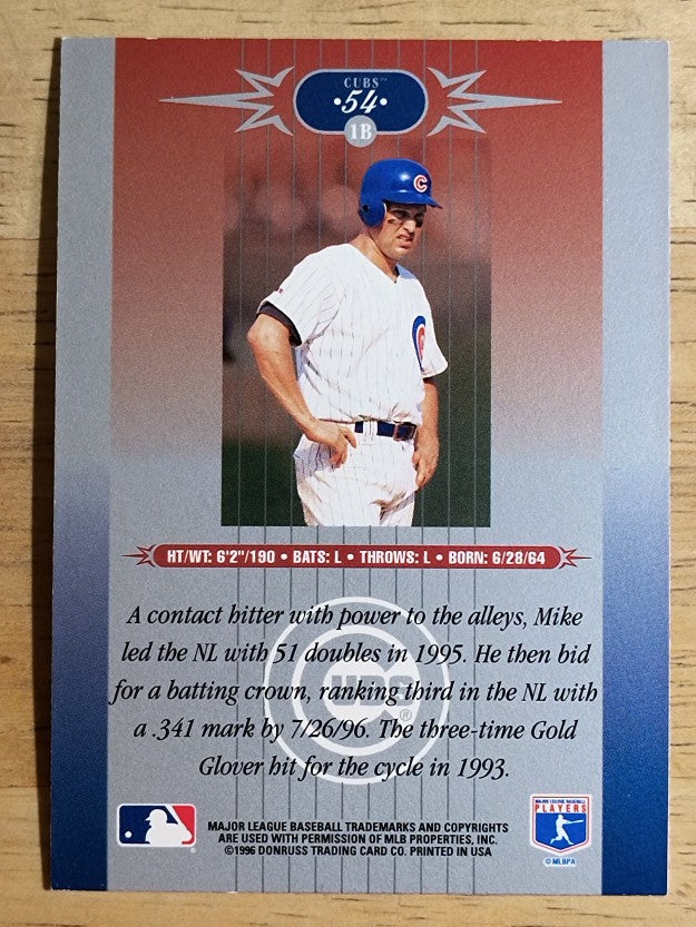 1996 Leaf Limited #54 Mark Grace