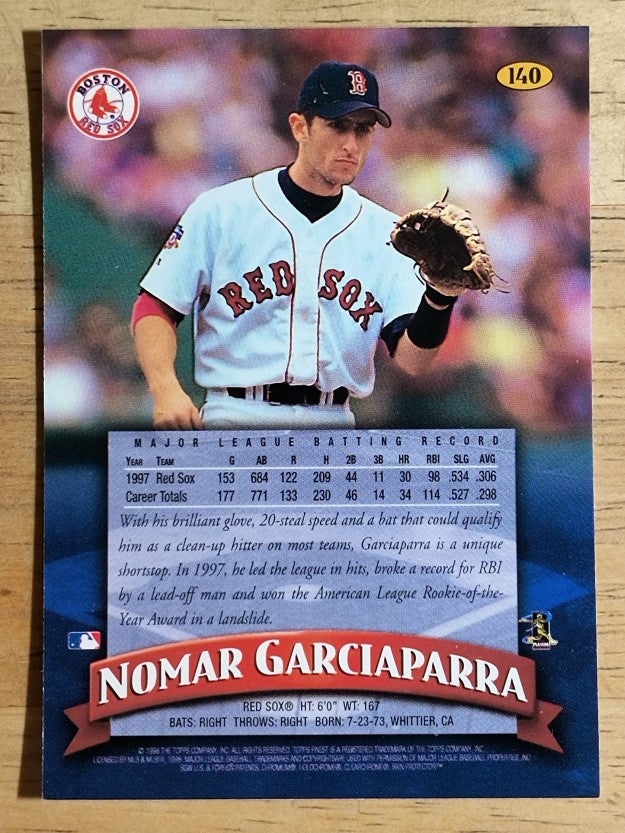 1998 Finest #140 Nomar Garciaparra