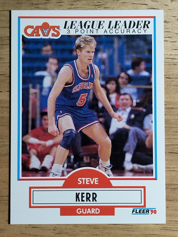 1990-91 Fleer #34 Steve Kerr