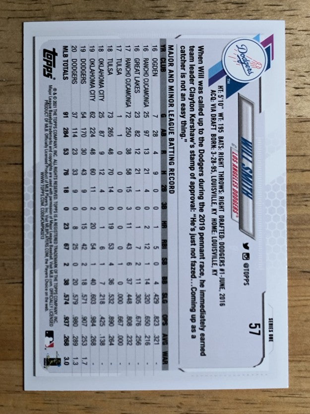 2021 Topps #57 Will Smith