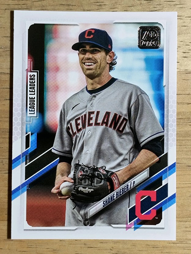 2021 Topps #90 Shane Bieber LL